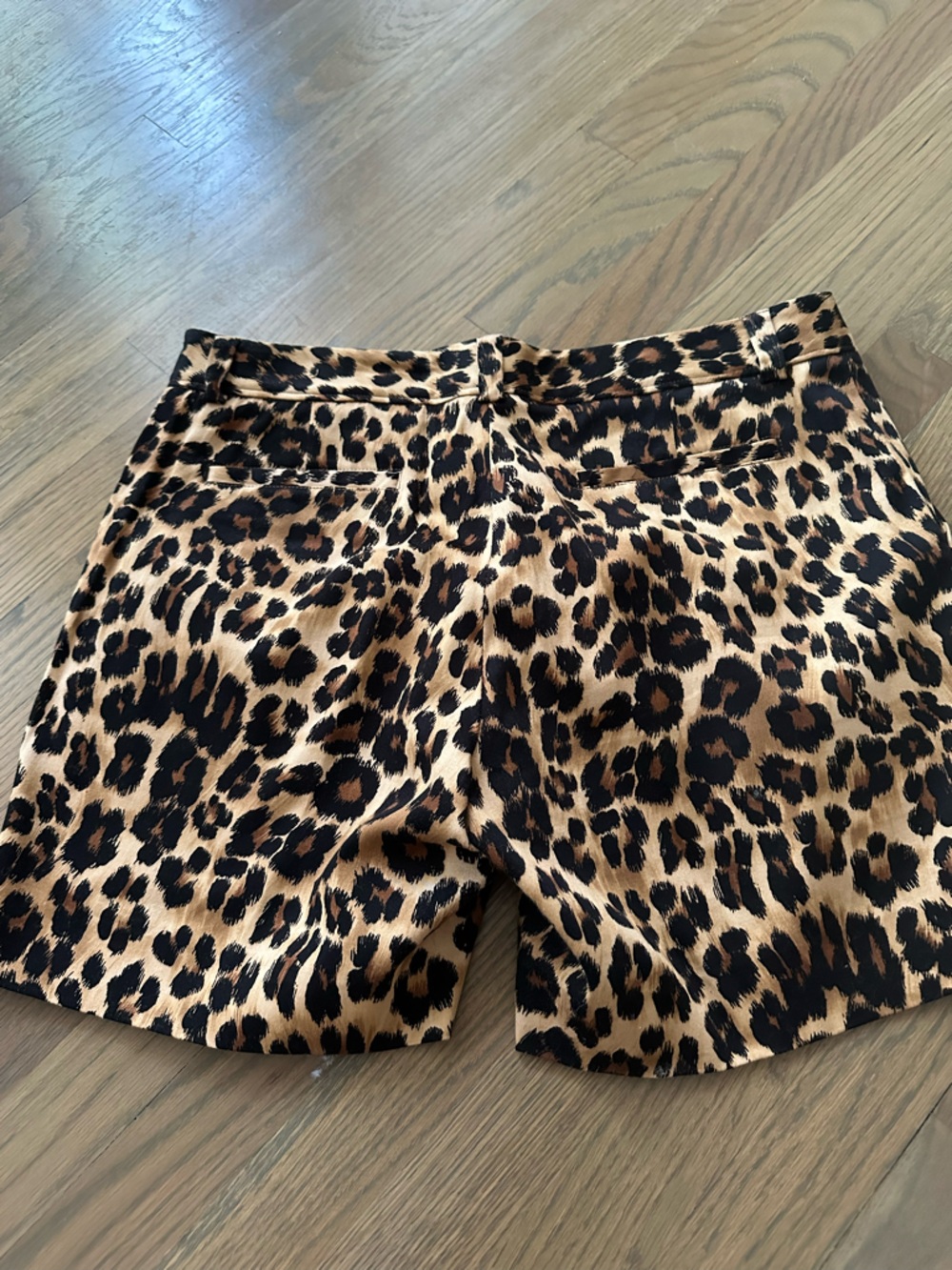 Daniel Cremieux Black and Tan Leopard Print Shorts